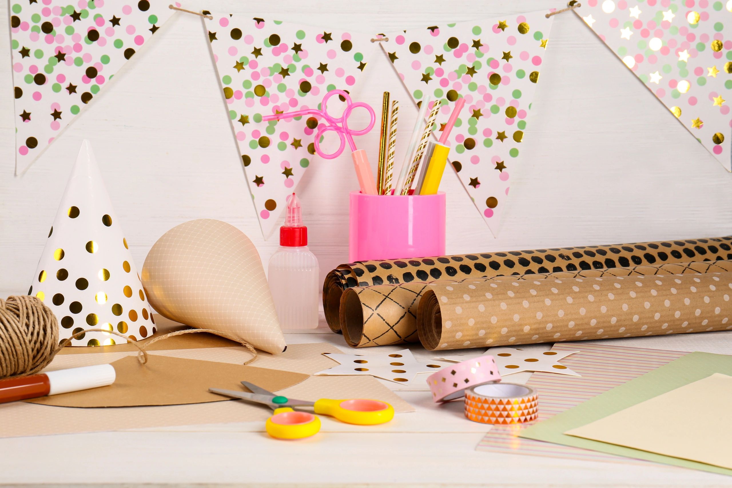 DIY party supplies weekend rental