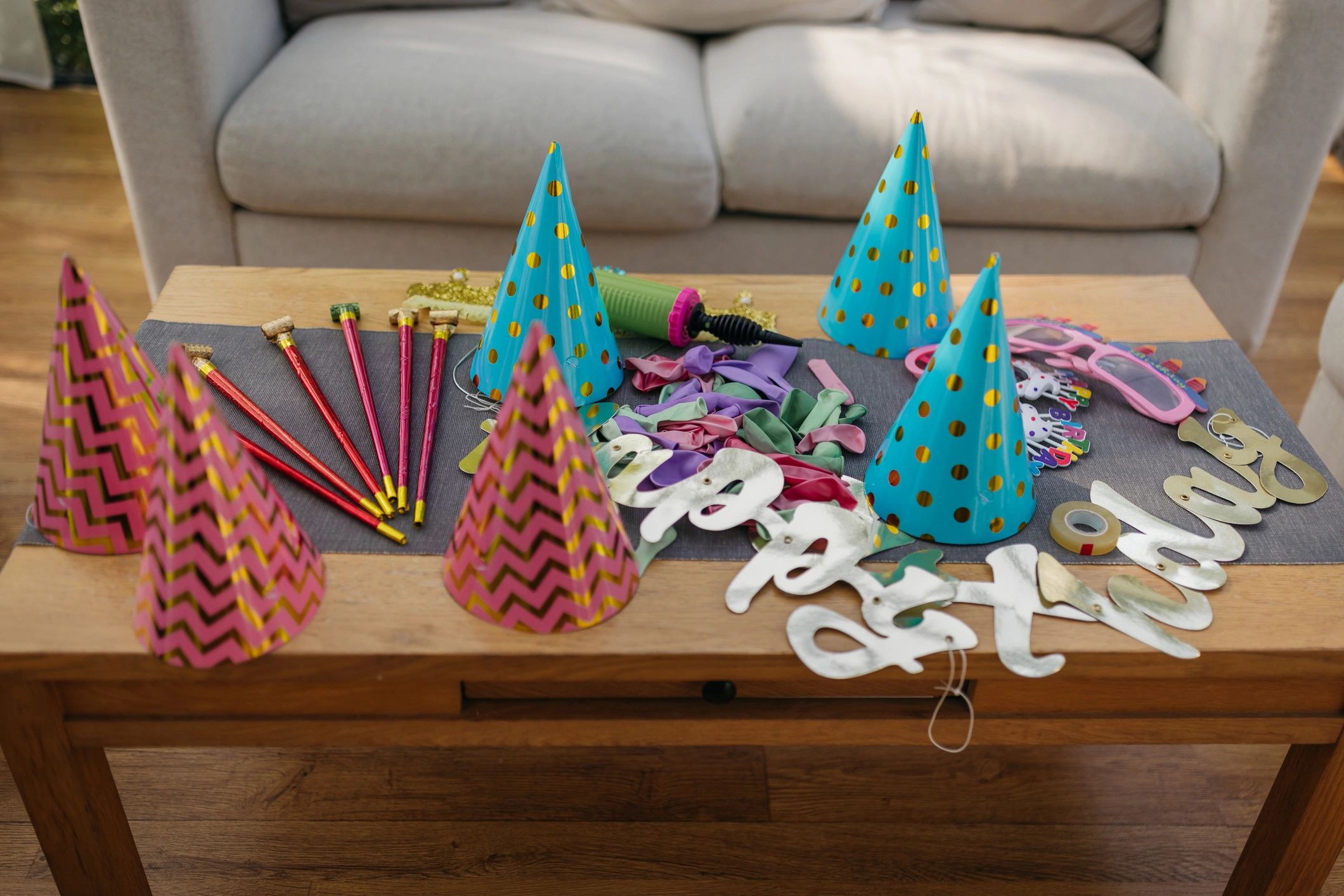 DIY party supplies weekend rental