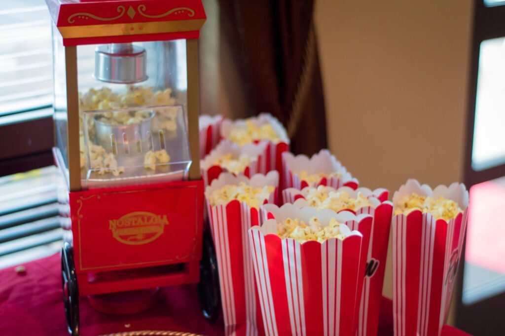 popcorn machine rental party